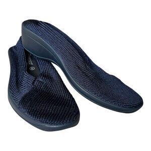 Arcopedico Mailu Nylon Knit Comfort Shoes Navy Blue EU Size 40 US 9 Washable